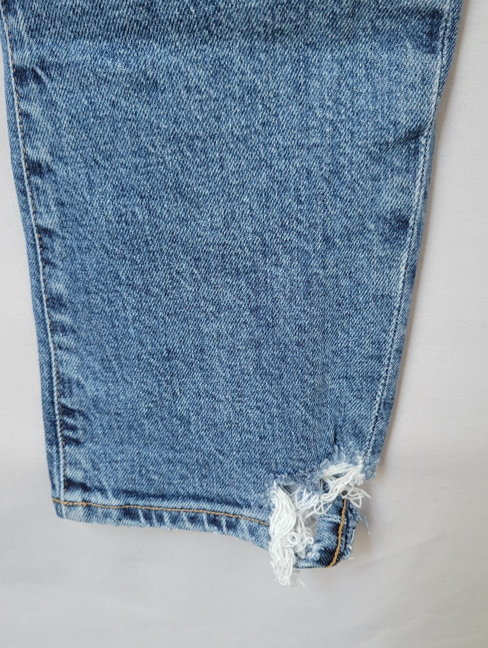 AGolde Toni Mid Rise Straight Leg Denim Jeans Stratosphere 27 - Picture 8 of 16